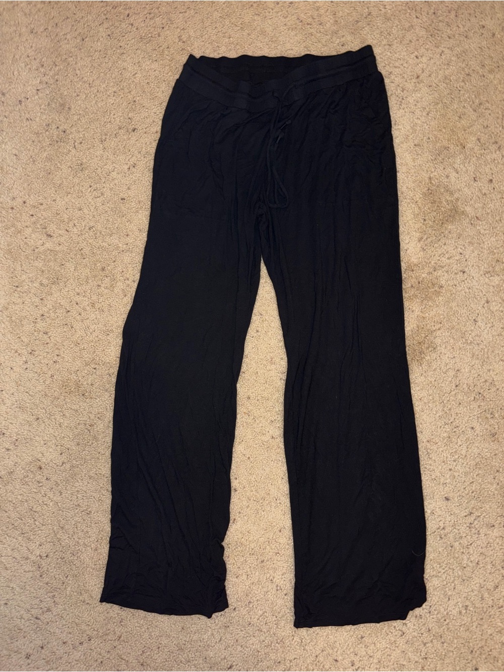 Stars Above Black “Beautifully Soft” Wide Leg Pajama Pants - Size L
